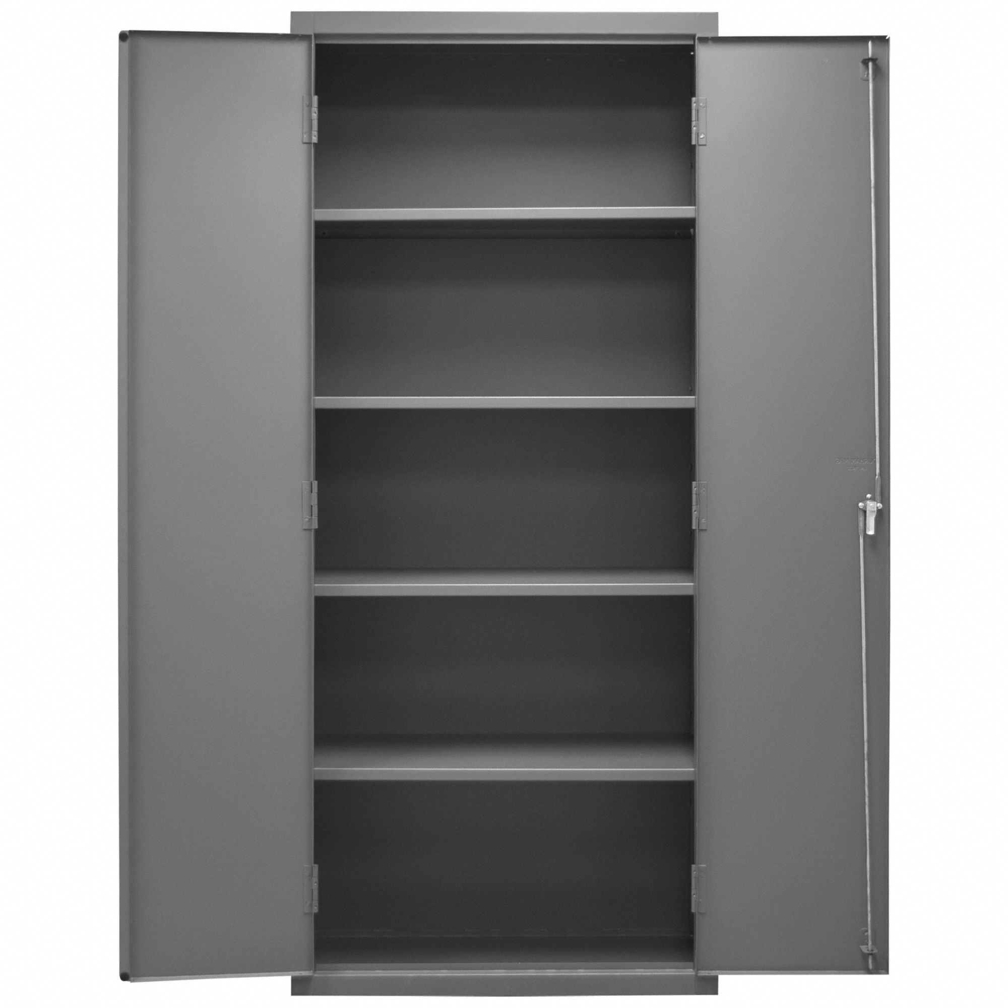 STORAGE CABINET, 36 IN X 18 IN X 84 IN, SWING HANDLE/KEYED, 16 GA PANEL THICK, FRAME