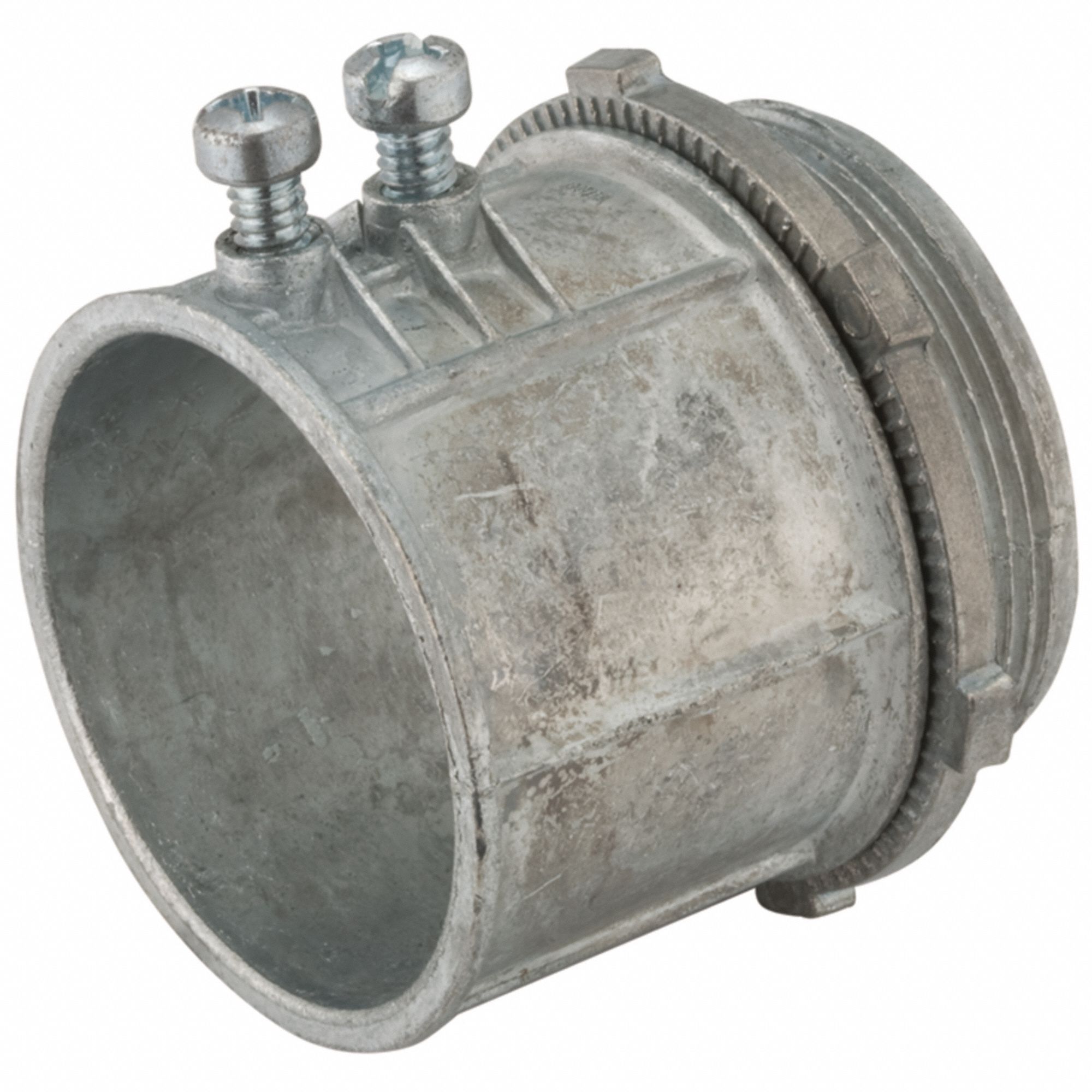 Zinc, 3 in Trade Size, Set Screw Conduit Connector 206D132642 Grainger