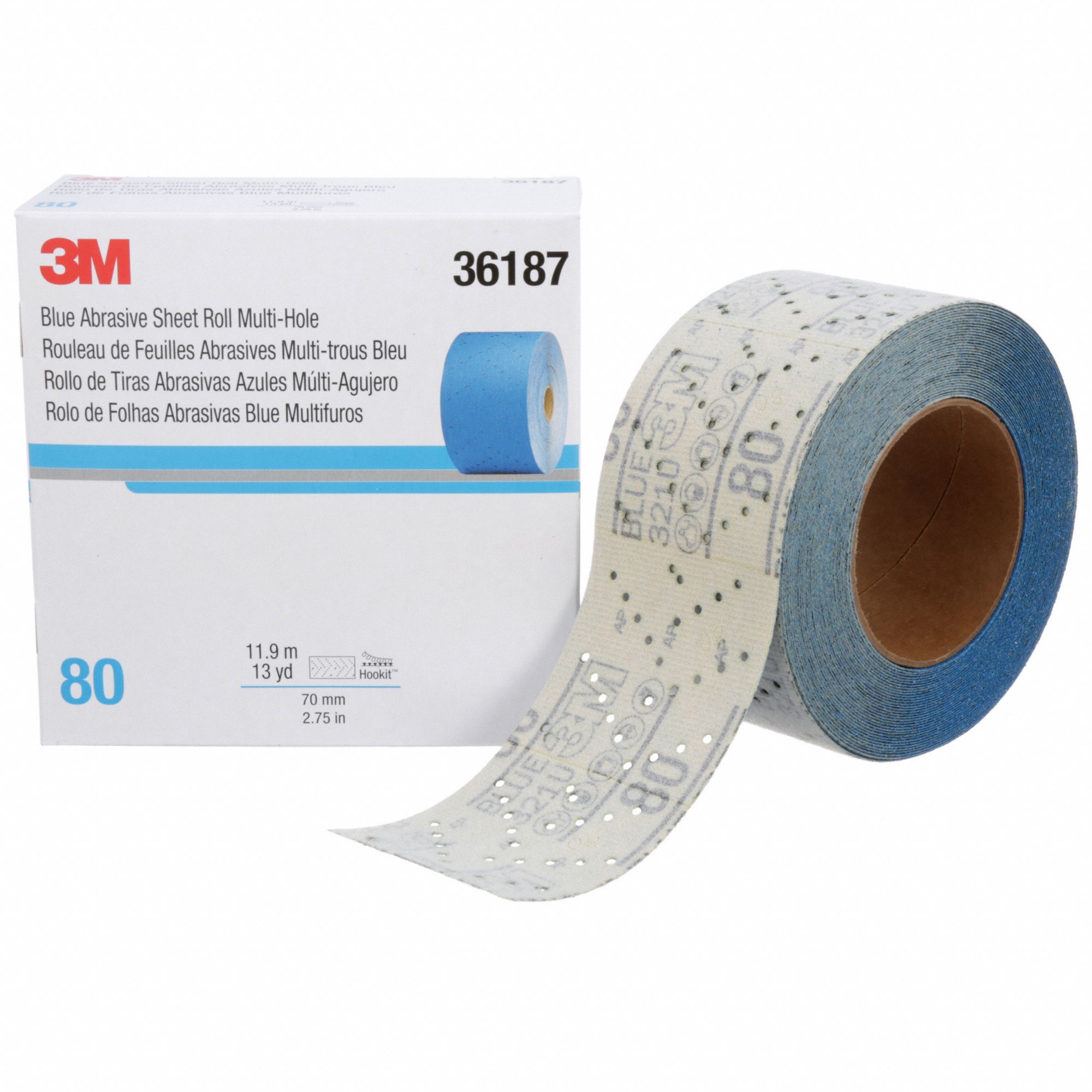 M7715 Sandpaper Roll 2 3/4 in W 39 ft L