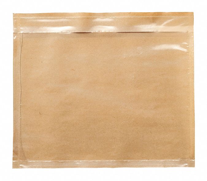 Non-PrntedPckngLstEnvelopeNP9, PK1000: Outside