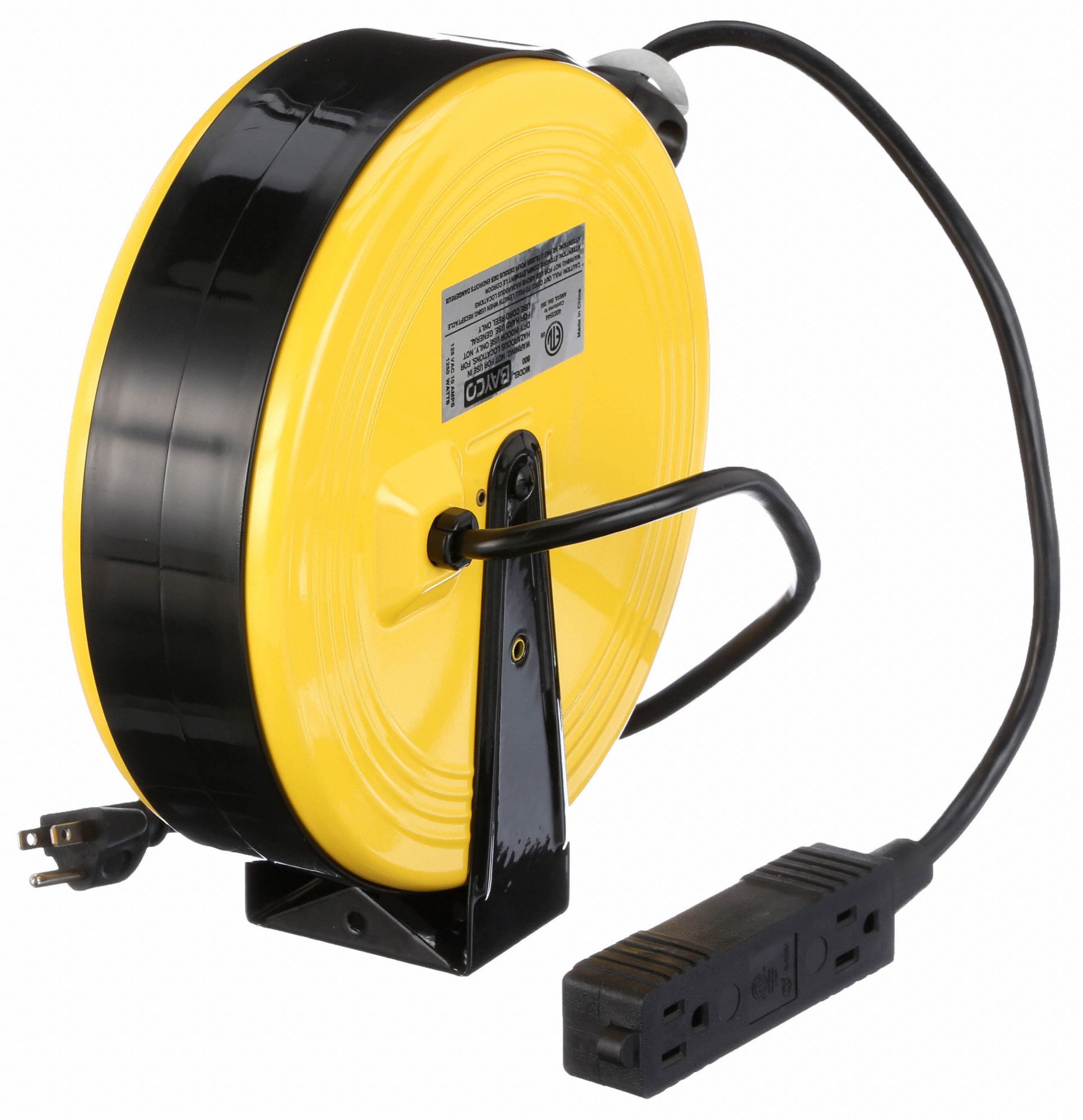 BAYCO PRODUCTS INC Retractable Cord Reel, w/Triple Tap 263D22SL800