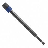 Drill Bit Extension: 6 in Overall Lg, Hex, For 1/4 in Drill Shank Dia
