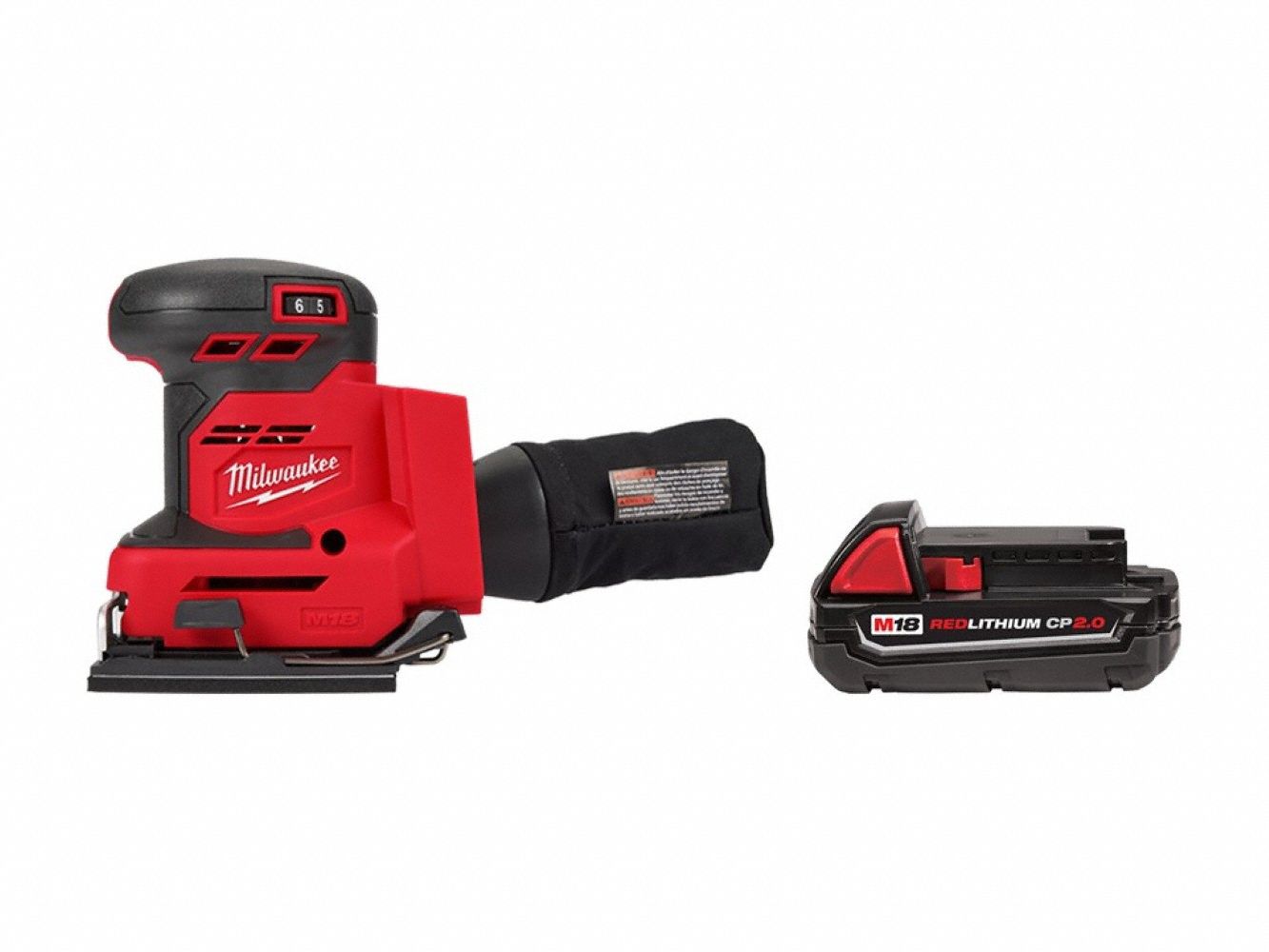 M18 Sheet Sander + M18 CP2.0 Battery