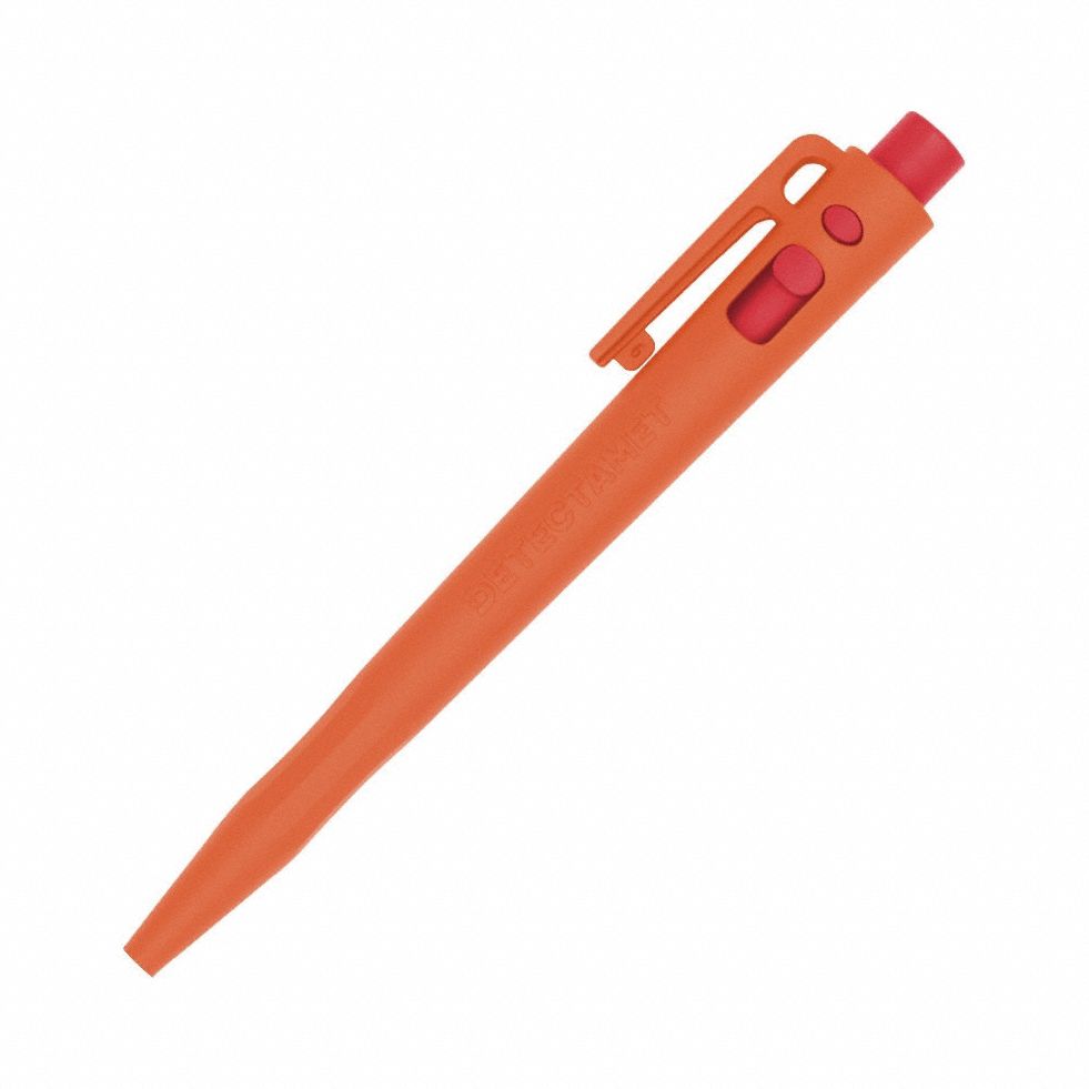 Pen: HD, 1.2 mm, Pocket Clip, Orange, Blue, Cryo, Retractable, Pressurized, 50 PK