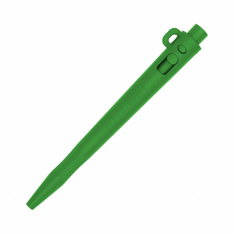 Pen: HD, 1 mm, Lanyard Loop, Green, Blue, Ballpoint, Retractable, Polymer, 50 PK