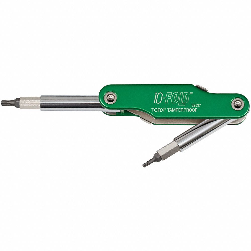 KLEIN TOOLS, Security Torx Tip, 10 Tips, Multi-Bit Screwdriver - 15W148 ...
