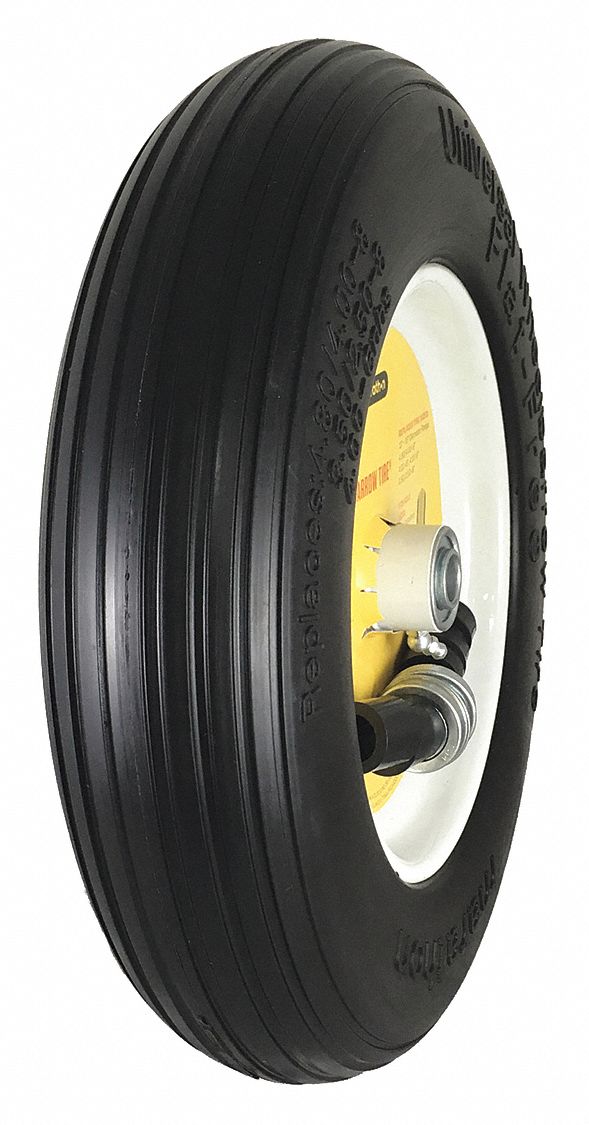 Universal Fit Flat Free Wheelbarrow Tire