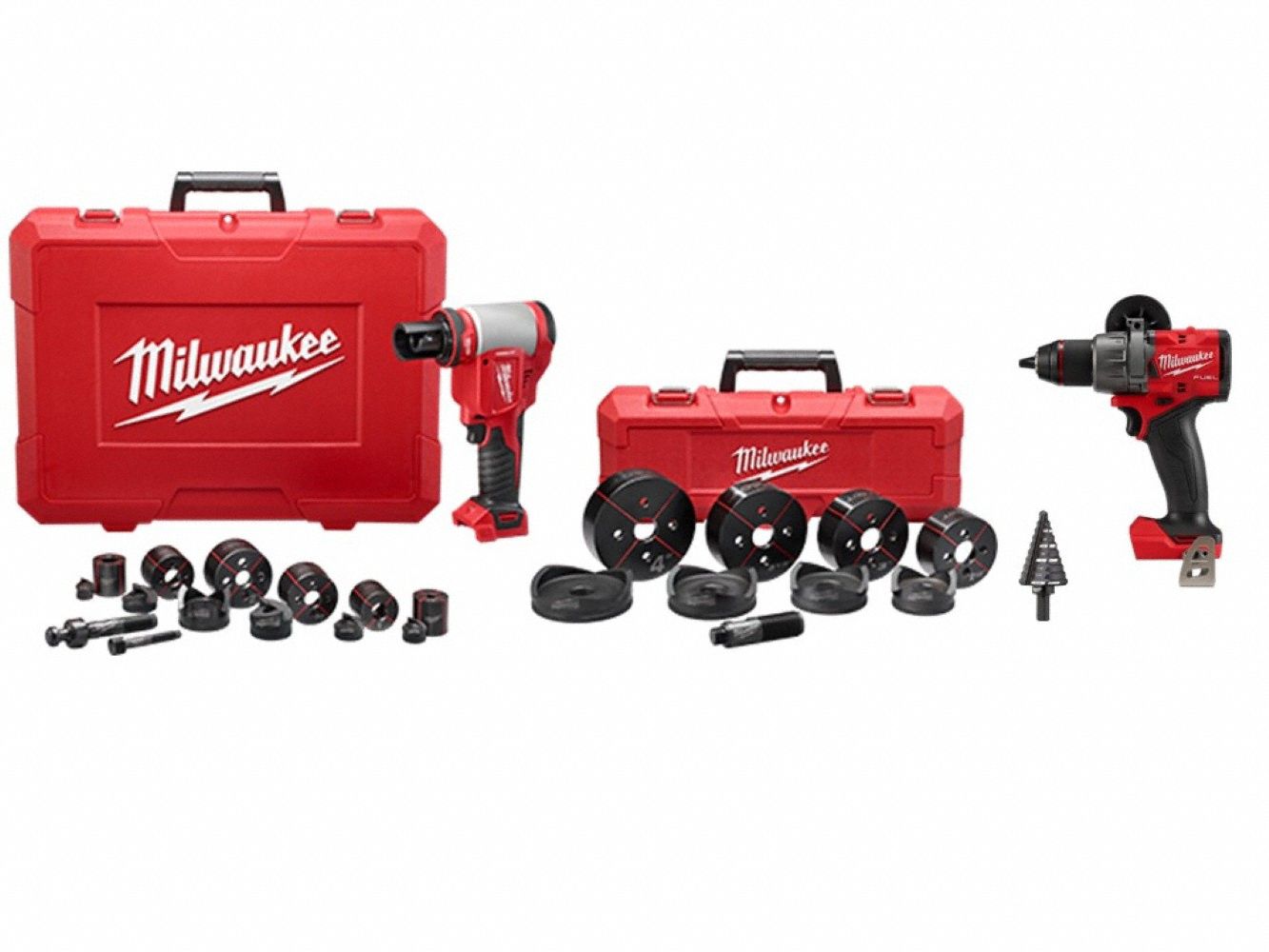 M18 Knockout Tool + Drill/Driver + Bit