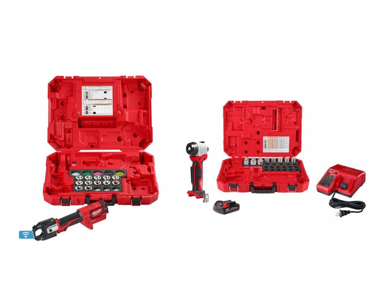 M18 600 MCM Crimper + Cable Stripper Kit
