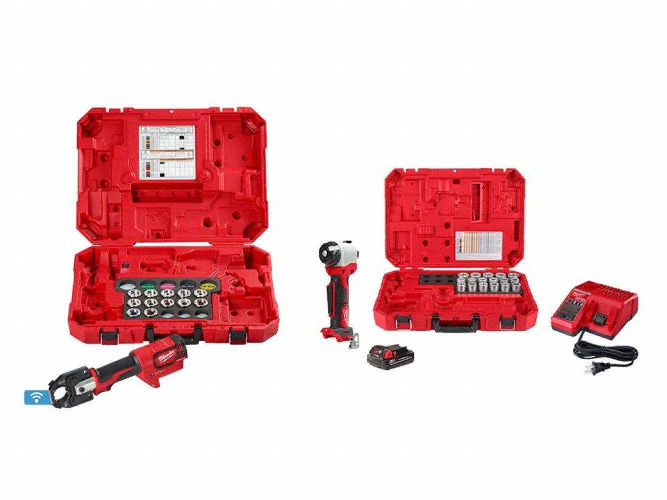 M18 600 MCM Crimper + Cable Stripper Kit