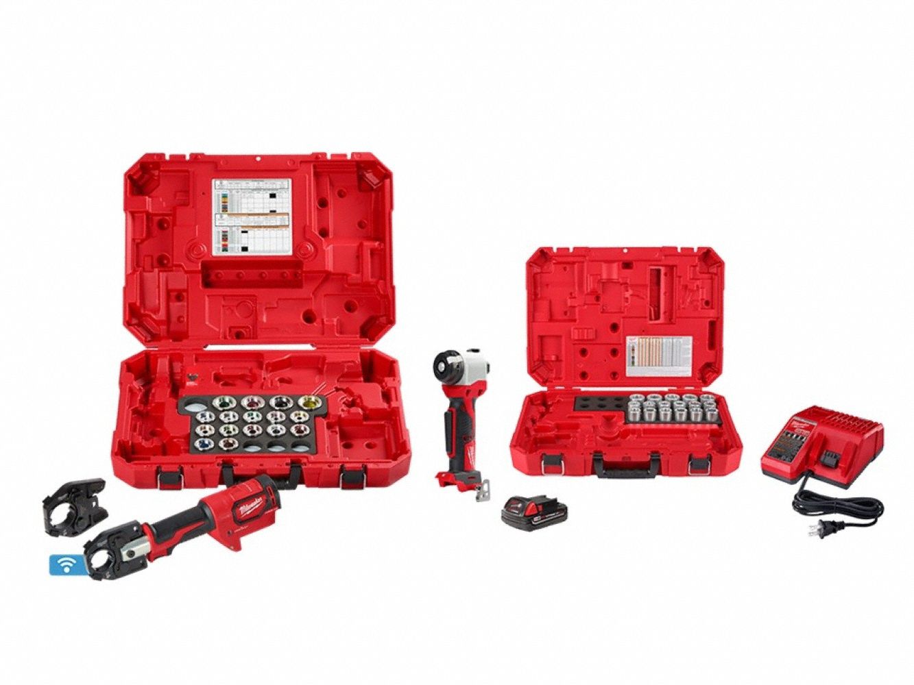 M18 600 MCM Al Crimper + Cable Stripper