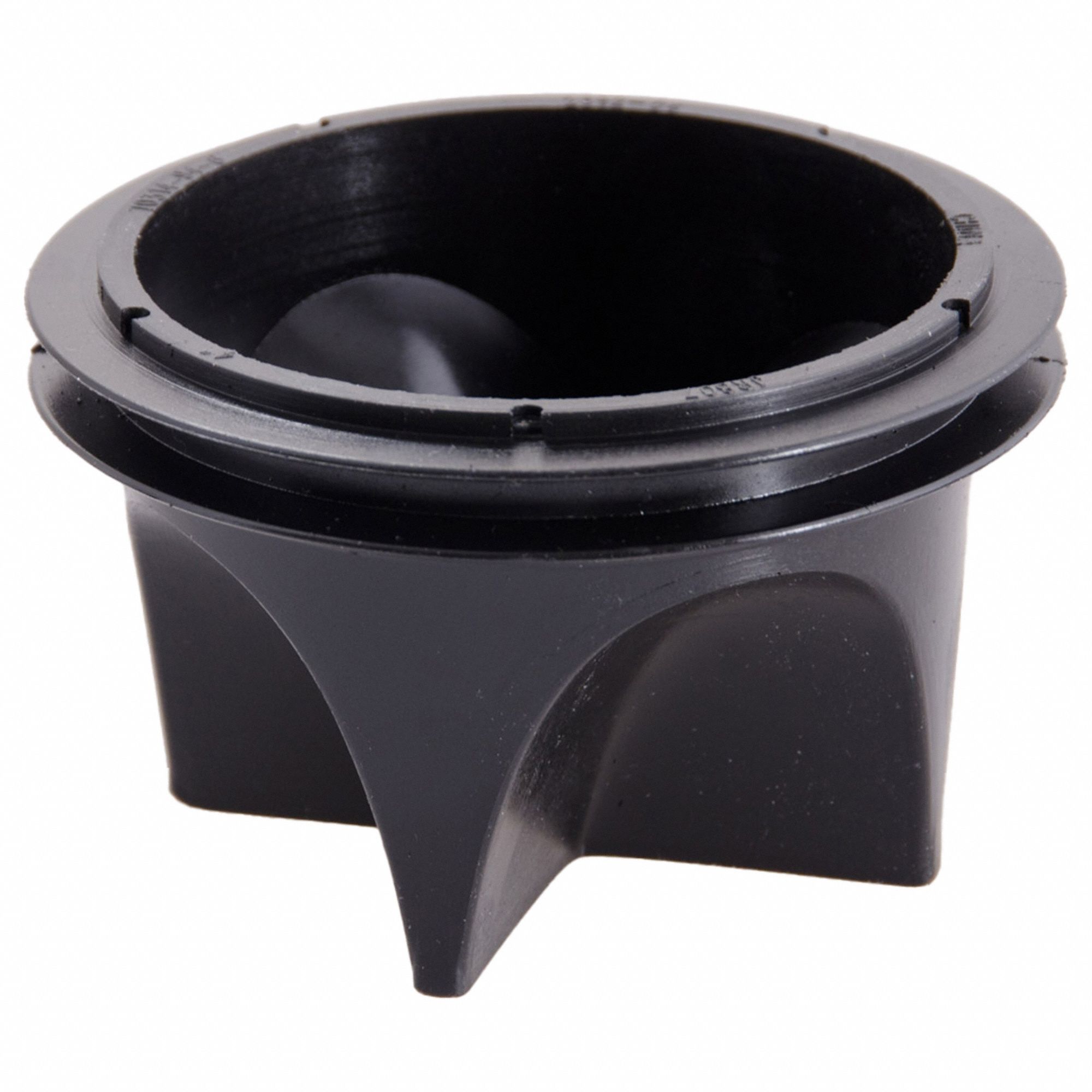 JAY R. SMITH MFG. CO Stink Stopper Quad Close Trap Seal: 4 in Overall Dia,  4 in Overall Lg, Rubber