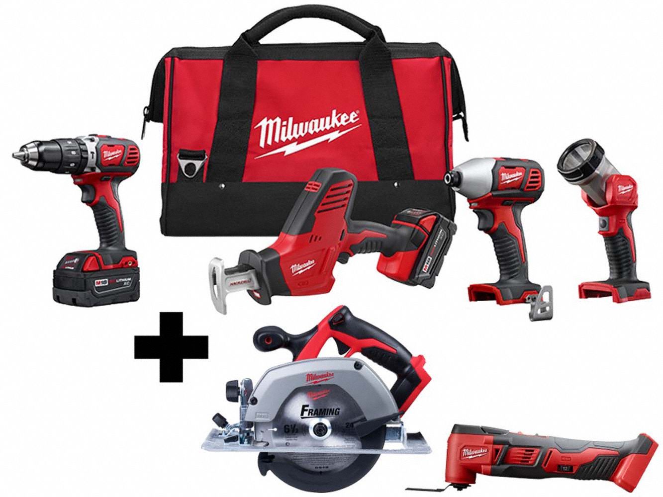 M18 4Tool Kit, M18 Circ Saw, M18 MultiTool