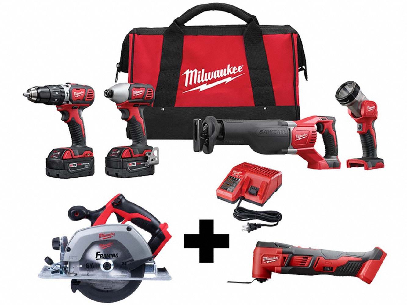 M18 4Tool Kit, M18 Circ Saw, M18 MultiTool