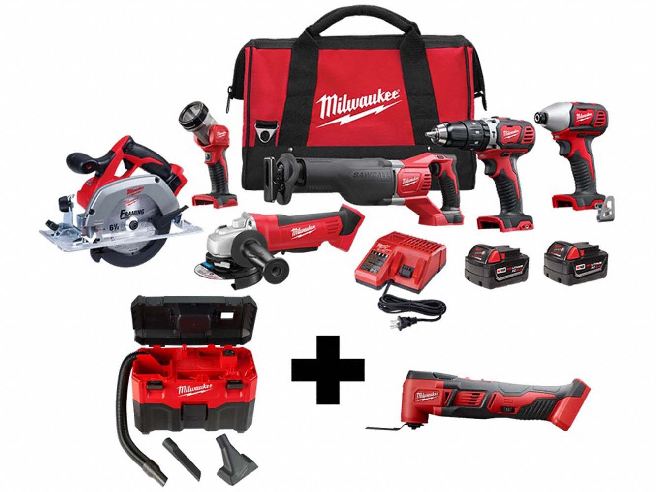 M186-Tool Kit,  M18 Vac,  M18 Multi-Tool
