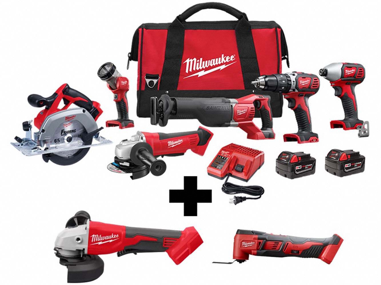 M18 6Tool Kit, M18 Grinder, M18 Multi-Tool
