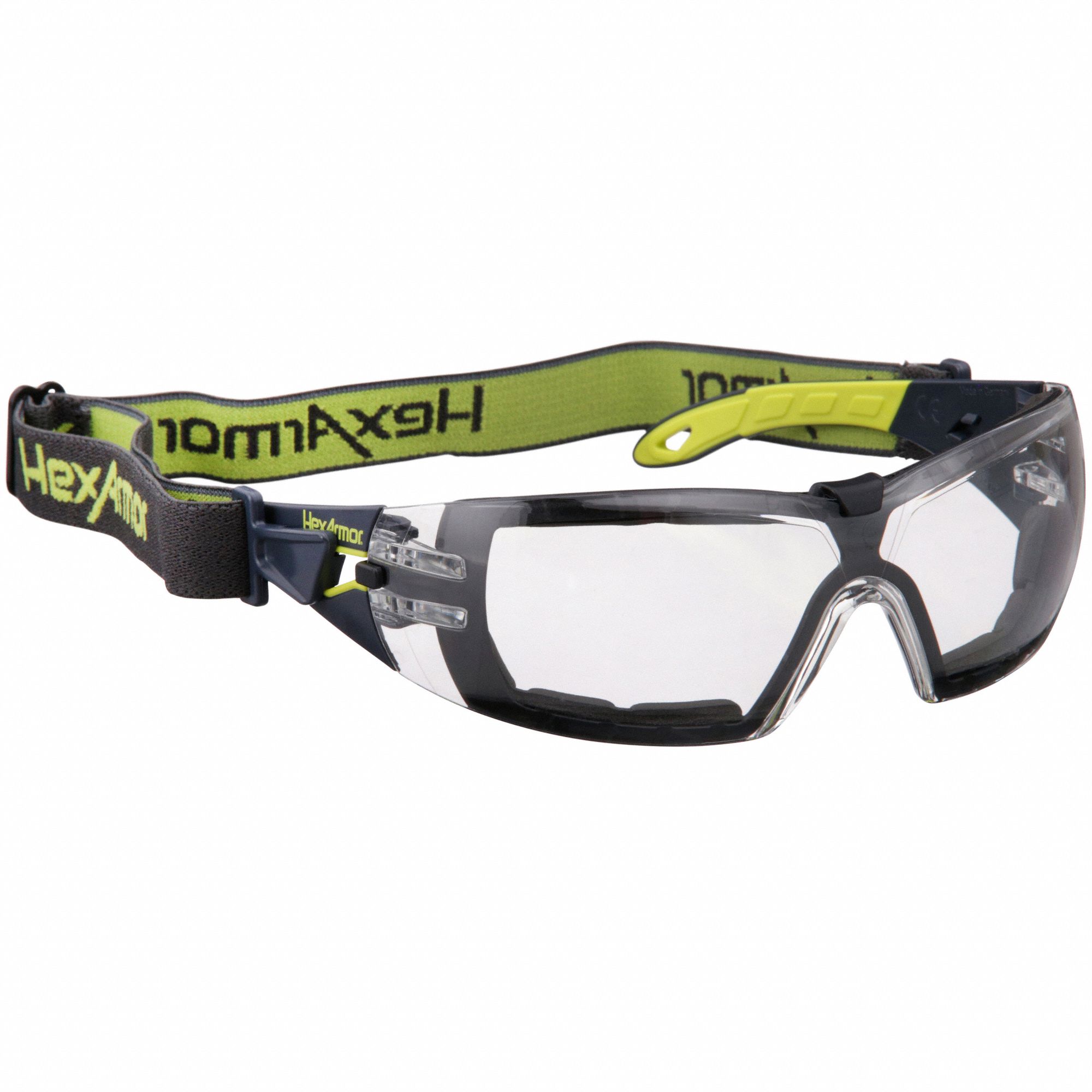 LUNETTES DE PROTECTION, S/MONTURE ENVELOPPANTE, TPE/PC/PUR, ANTIBUÉE, GR/TRSP, CSA, UV, M, UNISEXE