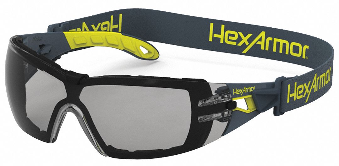 SafetyGlasses Gry TrueShieldS Chrcl/Ylw