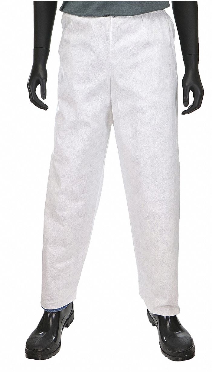 Cleanroom Pants, Disposable, XL, PK50