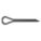 COTTER PIN, 0.125 IN DIA, 1 IN L, EXTENDED PRONG, INCH, ⅛ IN DIA, 1 IN SHANK L, 100 PK