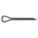 COTTER PIN, 0.156 IN DIA, 1½ IN L, EXTENDED PRONG, INCH, 5/32 IN DIA, STEEL, 1008, 100 PK