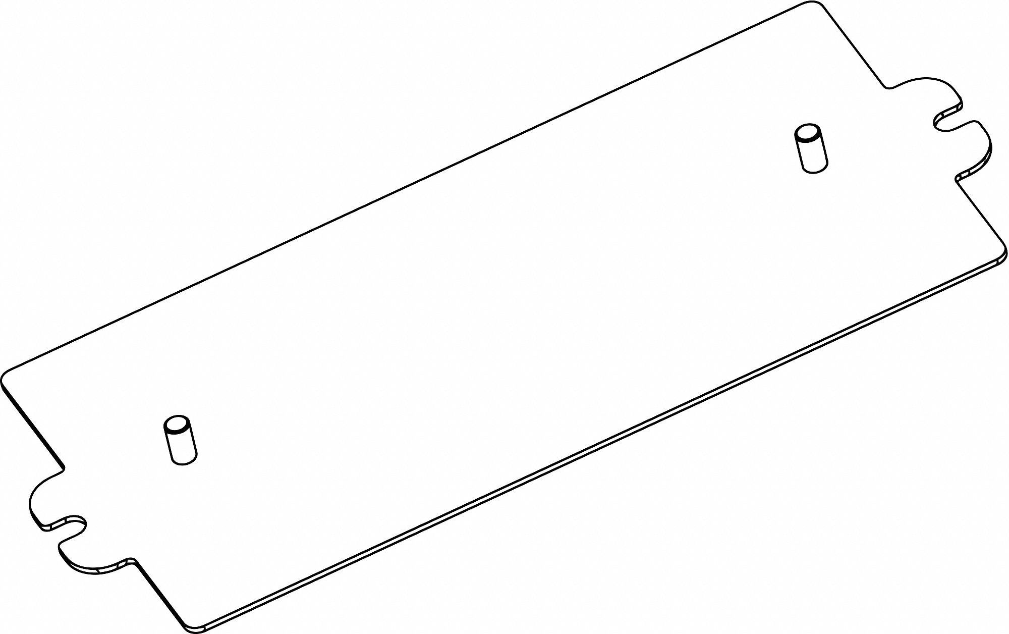 26CT24 - Adapter Plate for Non Studded Ballasts