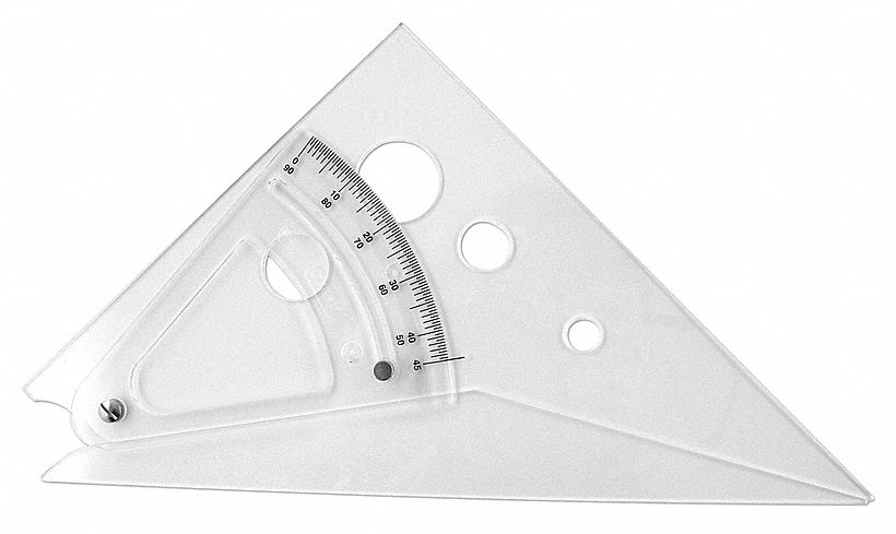 Triangle Polystyrene Transparent 10in