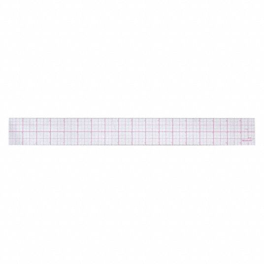 Westcott Plastic Ruler 18-Zero Centering 