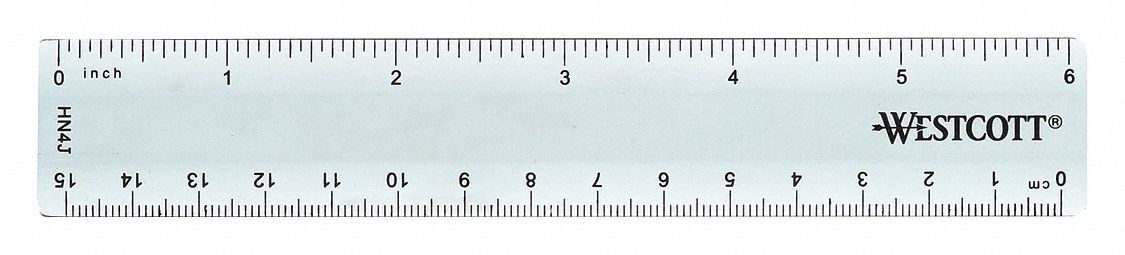 Westcott lined 16ths ruler 26ct81 kt 40 grainger