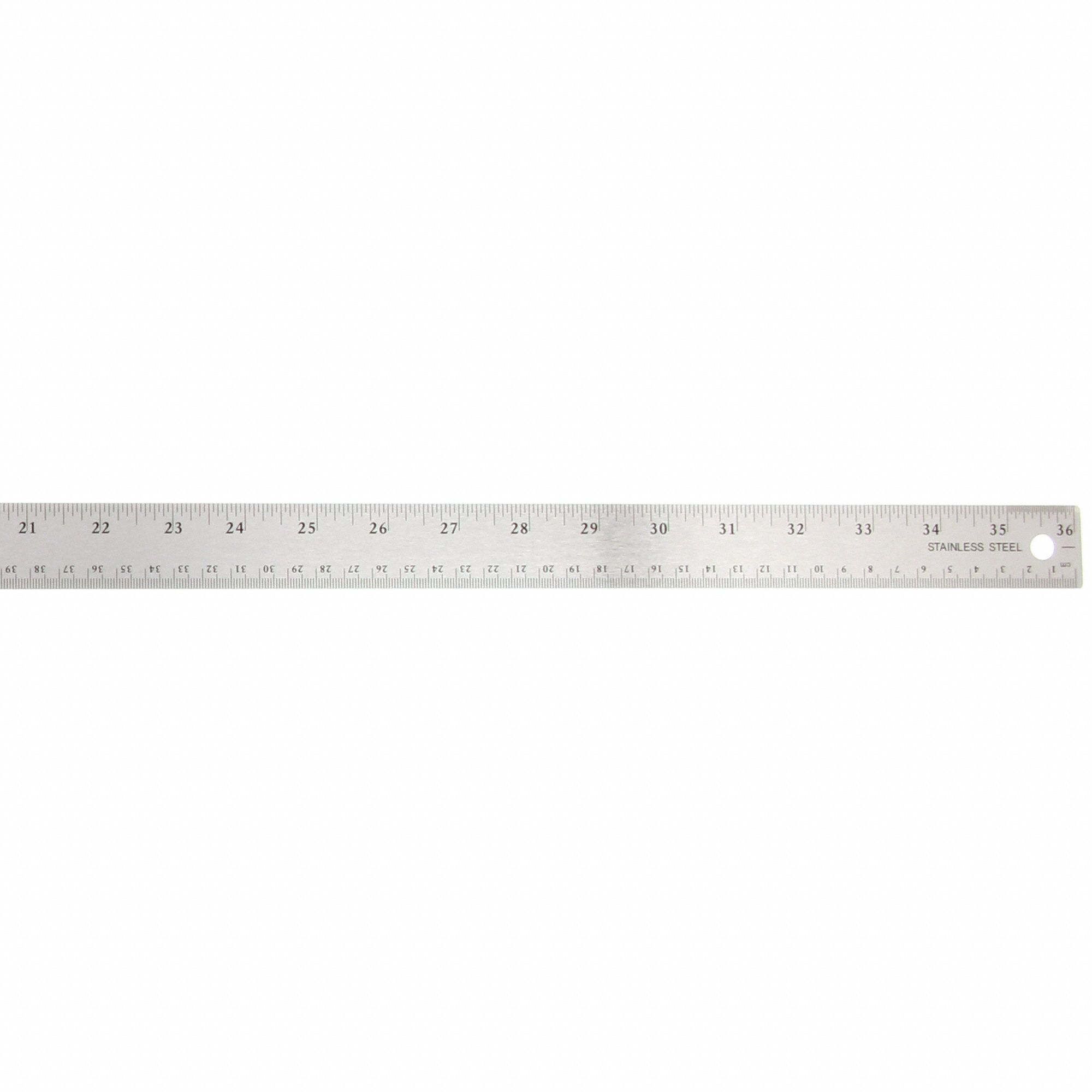 Westcott Ruler Metal 1st Inch 32nds Rest 16ths 26ct86 Mr 36