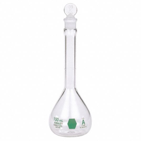 25 mL Labware Capacity Metric, Glass, Volumetric Flask 26CV48