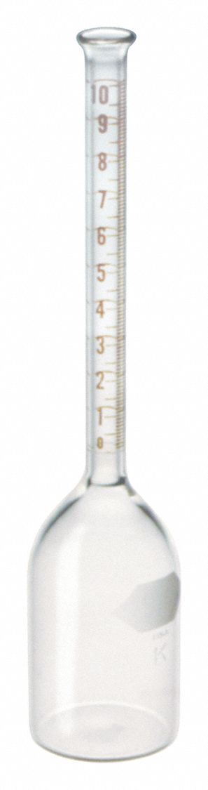 Babcock Bottle: Borosilicate Glass, 2 mL Capacity - mL, 0.33 fl oz Capacity - oz, Graduated, Type I