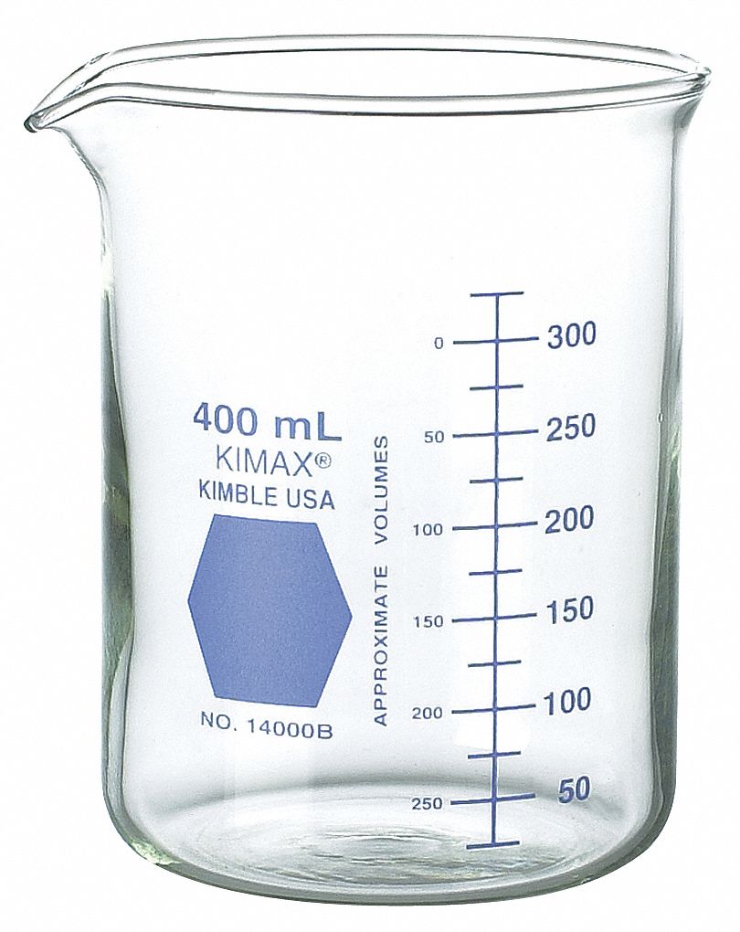 Kimble Kimax Glass Griffin Beaker Low Form 100 To 1000ml 6 Pk 26cv52 b 1000 Grainger