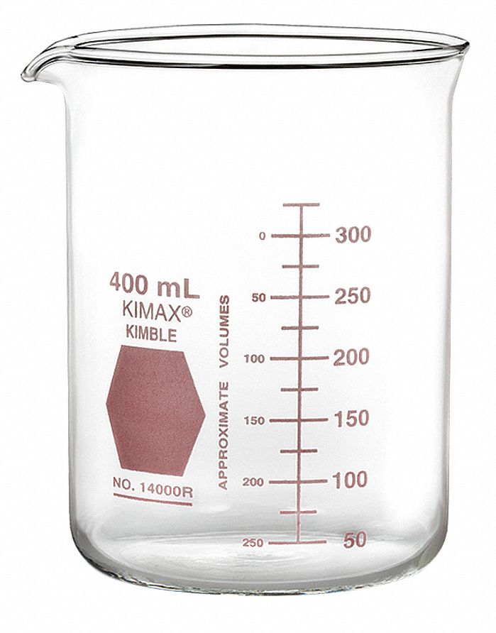 Kimble Kimax Griffin Beaker Glass 33 81 Oz Labware Capacity English Reusable 6 Pk 26cv66 r 1000 Grainger