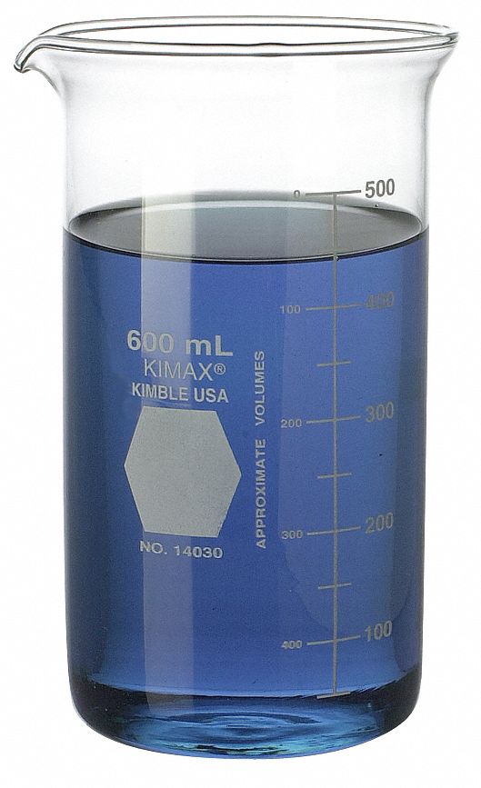 Kimble Kimax Berzelius Beaker Glass 33 81 Oz Labware Capacity English Reusable 18 Pk 26cv81 1000 Grainger
