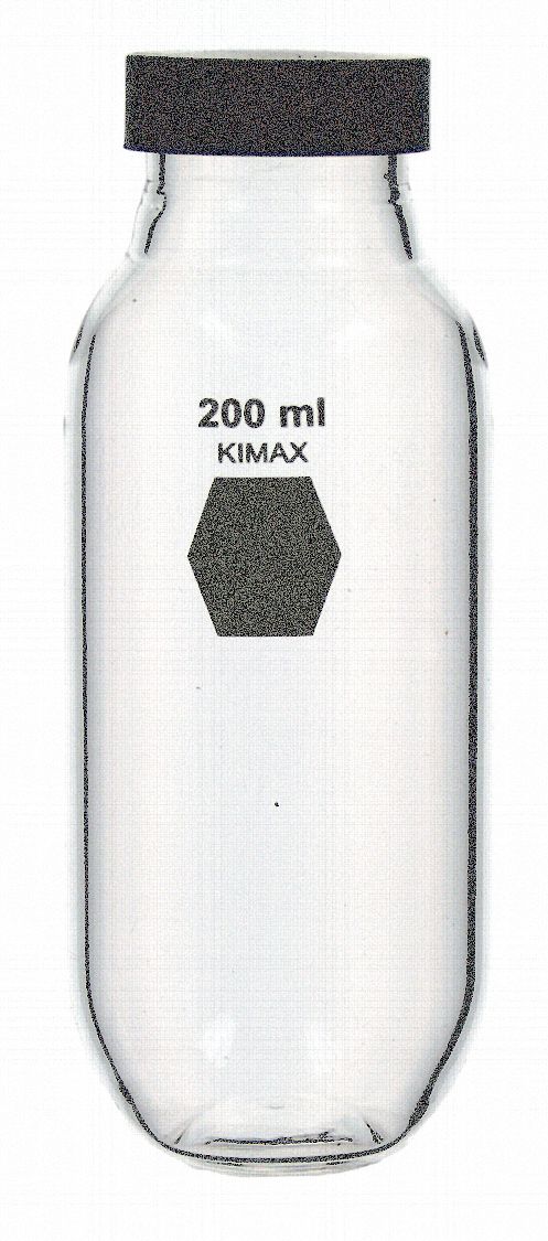 Bottle, 145 mm H, Clear, 60 mm Dia