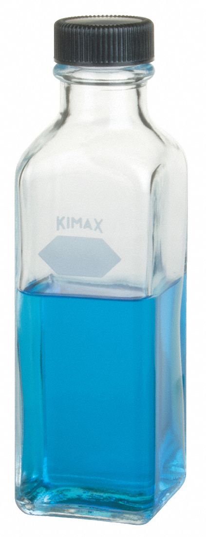 Bottle, 150 mm H, Clear, 45 mm Dia, PK48