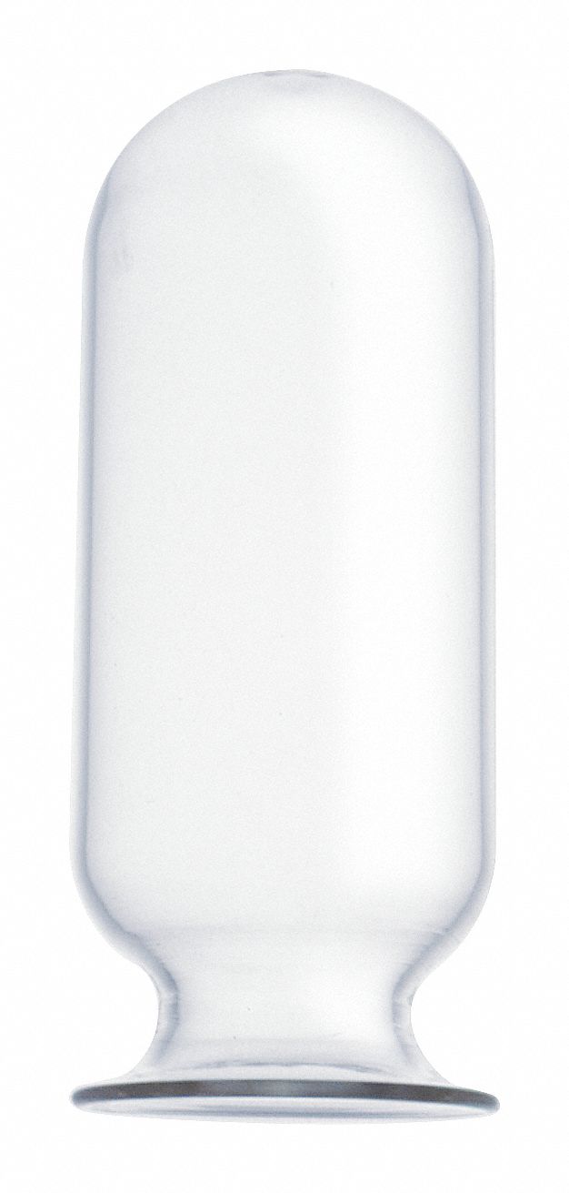Bottle: Borosilicate Glass, 237 mL Capacity - mL, 8 fl oz Capacity - oz, 63 mm Body Dia, Non-Sterile