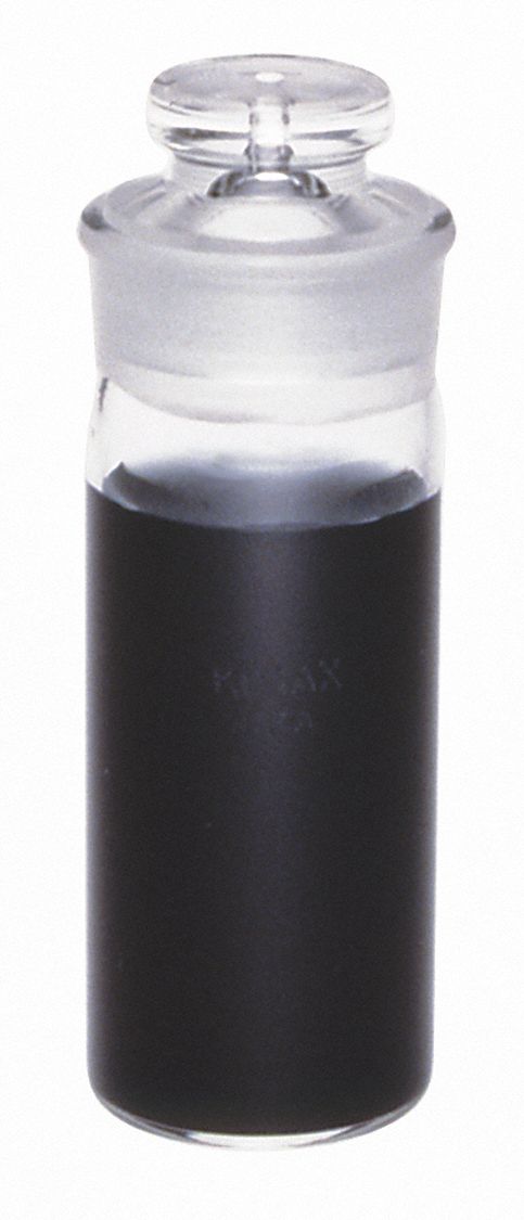 Specific Gravity Bottle: Borosilicate Glass, 24 mL Capacity - mL, 0.81 fl oz Capacity - oz