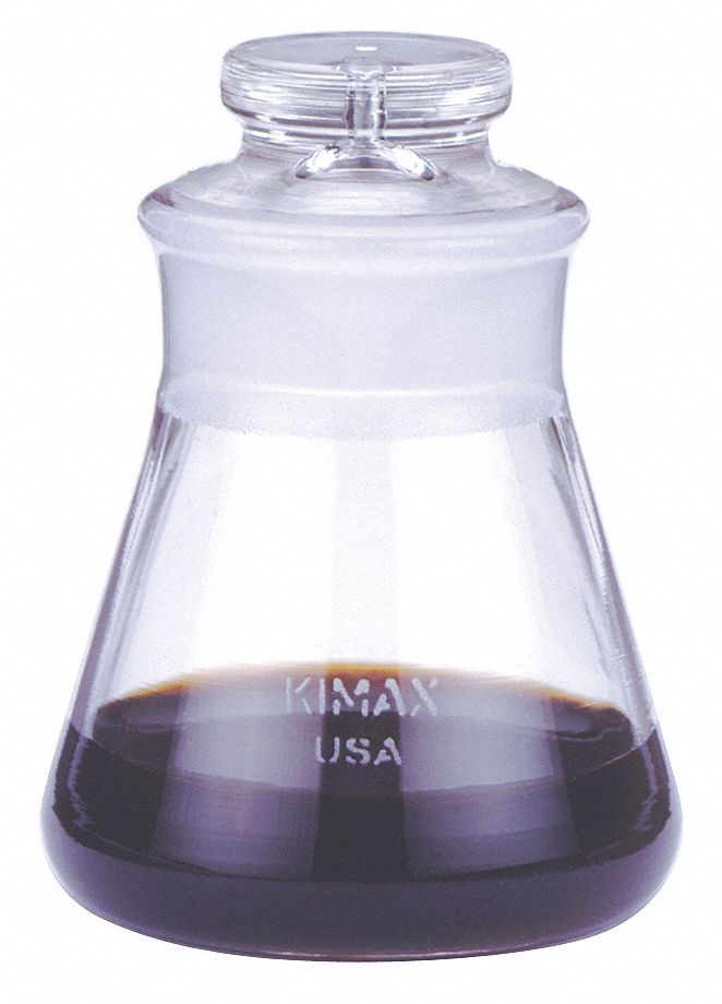 Specific Gravity Bottle: Borosilicate Glass, 25 mL Capacity - mL, 0.84 fl oz Capacity - oz