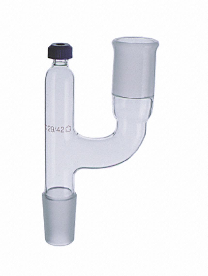 Adapter, 155 mm L, 24/40, 24/40, Clear