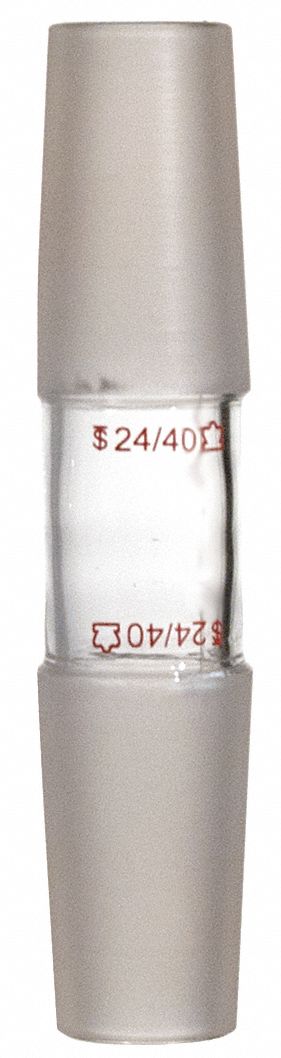 Adapter, 110 mm L, 24/40, 24/40, Clear