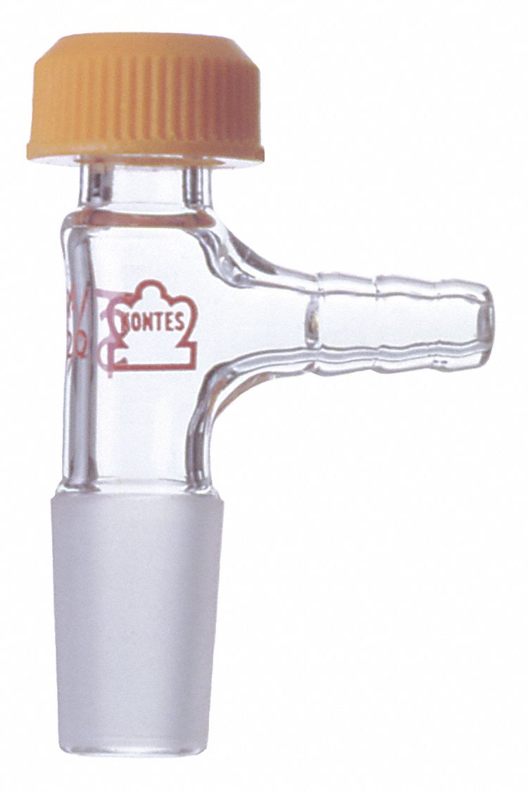 Adapter, 77 mm L, 24/40, 24/40, Clear