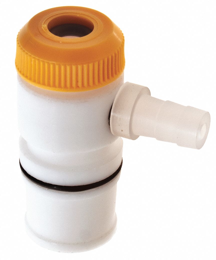 Adapter, 49 mm L, 14/20, 14/20, Blue/White