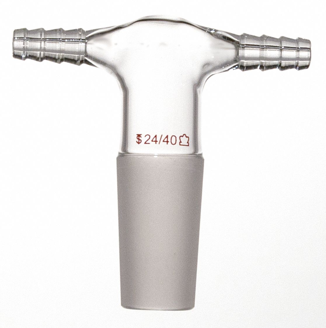 Adapter, 72 mm L, 24/40, 24/40, Clear