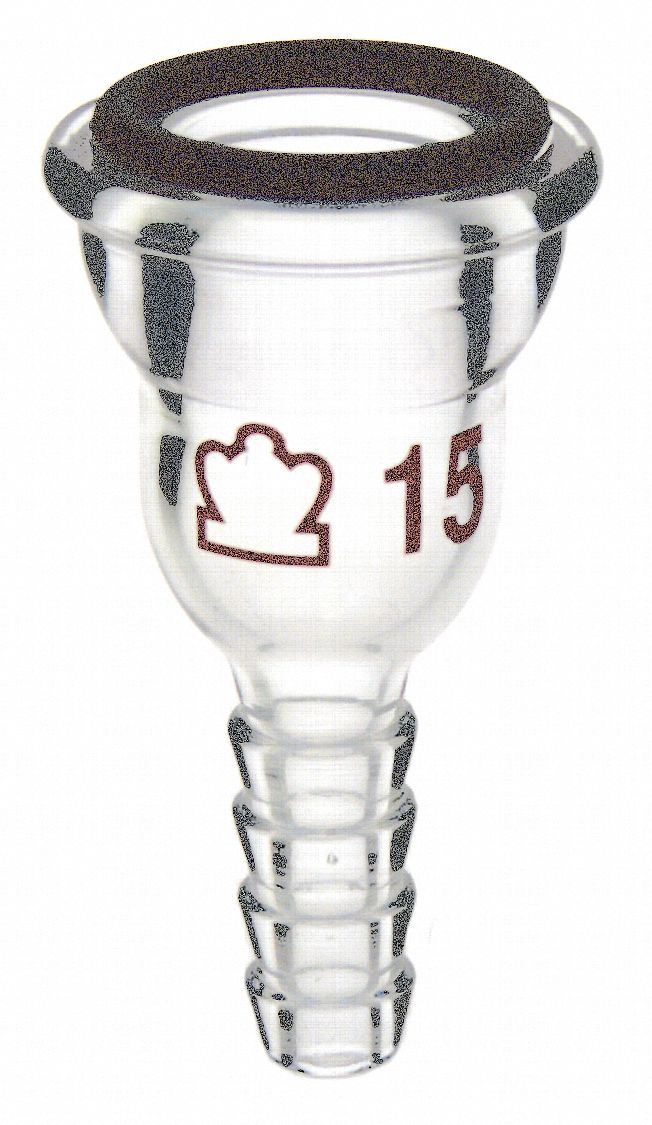 Adapter, 50 mm L, Clear