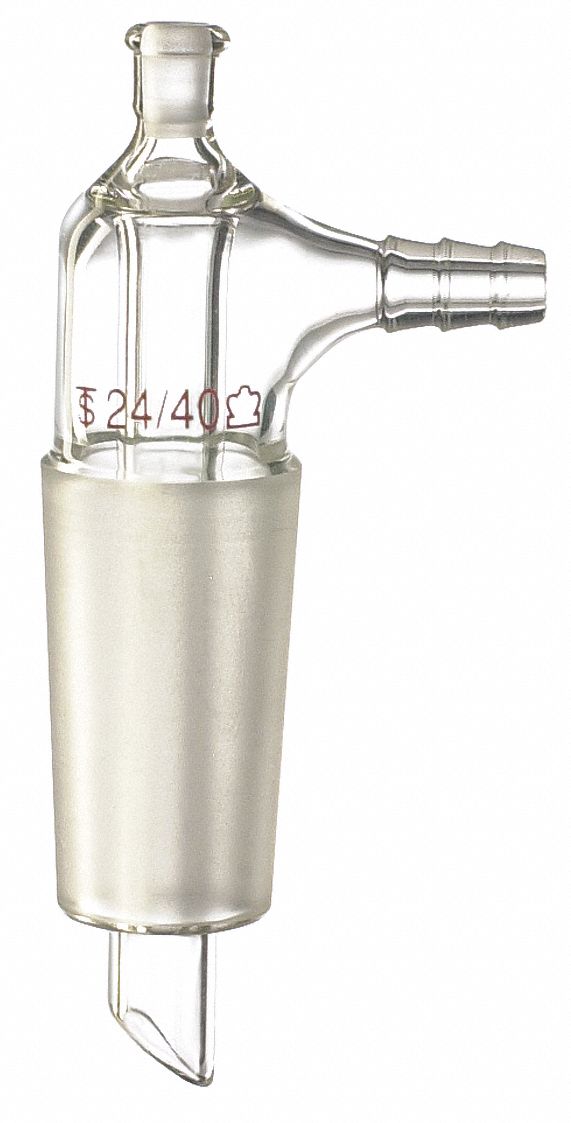 Adapter, 75 mm L, 14/20, 14/20, Clear