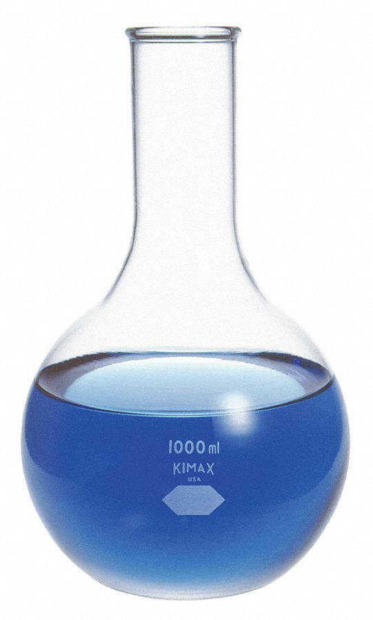 KIMBLE KIMAX Florence Flask 1,000 mL Labware Capacity Metric