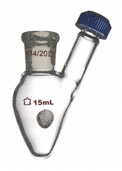 Distilling Flask, 15 mL, 80 mm H