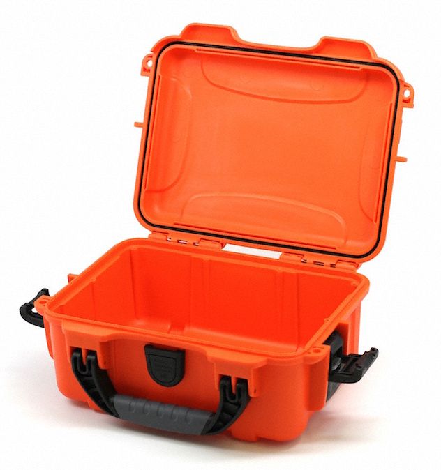 NANUK CASES Protective Case: 6 in x 8 3/8 in x 3 3/4 in Inside, Orange ...